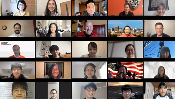 The Japanese American Youth Leadership Initiative (JAYLI) Program Participants on Zoom
