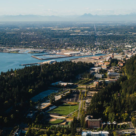 Western Washington University Aerial View